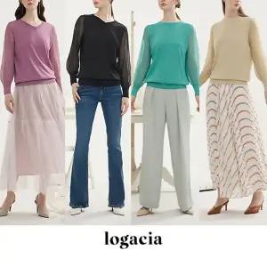 로가시아 25SS 스파클링 메탈 니트 4종