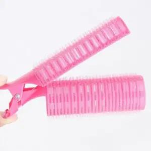 웨이브 헤어 볼륨 집게롤러 컬링 스타일링 도구 뿌리볼륨집게 앞머리롤 미용재료 뽕