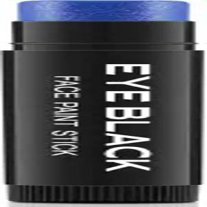 야구 축구 소프트볼 라크로스 스포츠 액세서리용 CC뷰티 블루 글리터 블랙 스틱 안티 글레어 방수 페이스