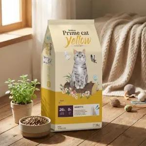 프라임캣 옐로우 고양이 대용량사료 전연령 뉴트리나 20kg