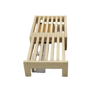 평상 접이식 매트리스 프레임 원목 깔판 침대 받침