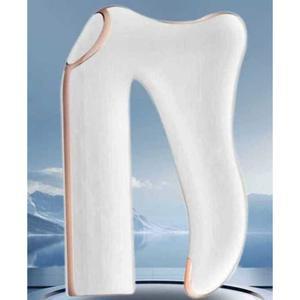 괄사 마사지기 EMS 리프팅 3단 근육 승모근 이완 고주파 화이트 칼로