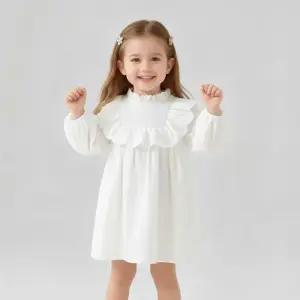 엔젤프릴 여아 화이트 긴팔 원피스 206059