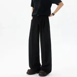 록쉬블몰 남사친 팬츠 면 가을 빈티지 정장 통 긴 고크 HO3