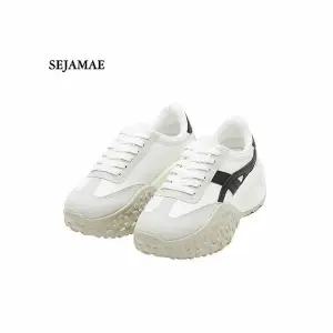 [하프클럽/세자매]예쁜 여성스니커즈 6cm 키높이 통굽 운동화 / 경량 캔버스