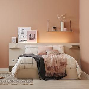 한샘 포엠 호텔침대 Q퀸/K킹 패널형 (하부서랍 포함) + 노뜨 라텍스탑 매트리스 Q 퀸