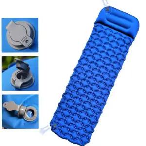 1인용 에어매트 캠핑용 백패킹 휴대용 초경량 에어매트 간편 수납 차박용 일체형 간이용 1분 침대 주입