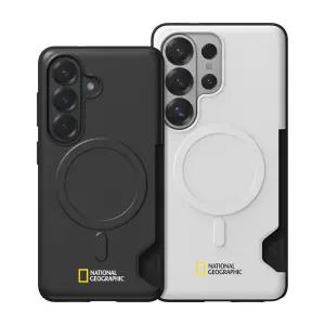 내셔널지오그래픽 갤럭시S26 시리즈 마그네틱 카드 포켓 범퍼 케이스