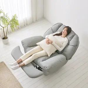 [라자가구]슬로우 1인 전동 리클라이너 소파 무중력 흔들의자 수유의자