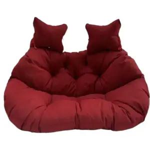 2인용 라탄 그네의자 쿠션 시트 소파 방석 교체용 카페 베개 흔들의자 의자 바구니 스윙