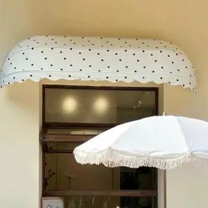 접이식 반원형 어닝 스카이 창고 방수 어닝 창문 테라스