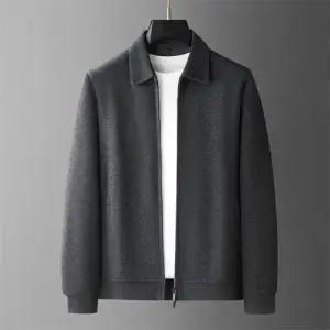 쉬헐크 울 남친 하프 캐주얼 가을 코트 재킷 터틀넥 행정 카디건 KKE3