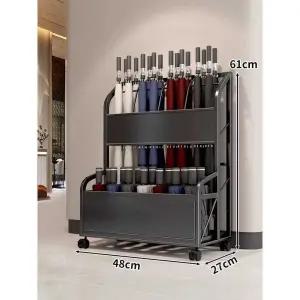 업소용우산꽂이 카페 가게 수납장 블랙 호텔 걸이 로비