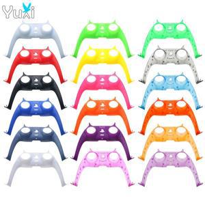 YuXi 다채로운 컨트롤러 조이스틱 핸들 PS5 게임 패드 장식 스트립 플라스틱 트림 케이스 커버에 대한