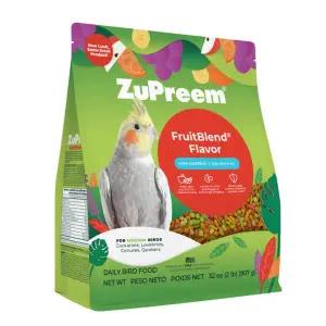 [애니몰파크]쥬프림 후르트 블렌드 왕관 중형조 과일펠렛 사료 907g