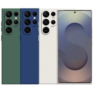 삼성 갤럭시 S22 S23 FE S24 S25 엣지 S26 플러스 방지 폰 클래식 케이스 실리콘 울트라용 커버 리퀴드 충격 기본 케이스,