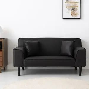2인용소파 가죽 패브릭 거실 원룸 쇼파