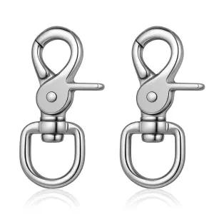 엘리베이트테크 2Pcs 회전 스냅 후크 스테인리스 스틸 랍스터 클로 클랩스 헤비 듀티 걸쇠 볼트 패스너 키