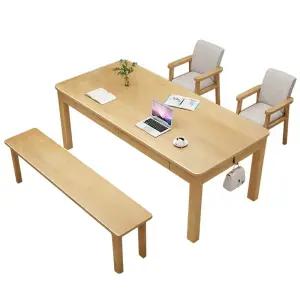 거실 가족 책상 공부방 스터디카페 공부 우드 대형 넓은