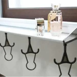 [생활] 창틀 의류걸이 창문 수납 선반 다용도 옷걸이 옷 건조대