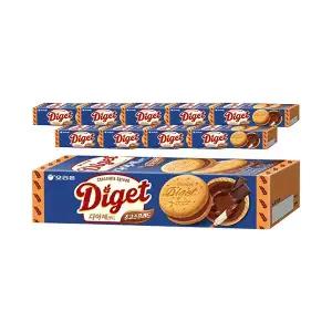 오리온 다이제샌드 초코스프레드 98g, 10개