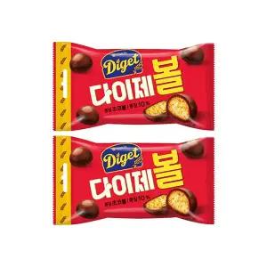 오리온 다이제볼 42g, 8입, 2개(총 16입)