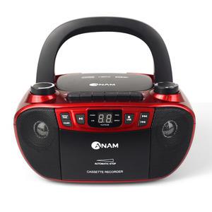 아남 A-90 포터블 플레이어 카세트 CD MP3 플레이어 FM AM 라디오