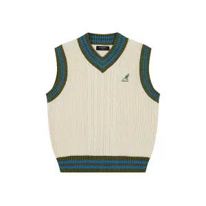 [캉골키즈](마산점)브이넥 케이블 니트 베스트 SA 0101 아이보리 (ASACVT01010IV)