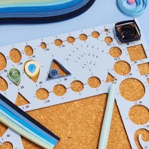 온코 페이퍼아트 종이공예 퀼링 페이퍼 종이감기 감기 퀼링아트 모양판