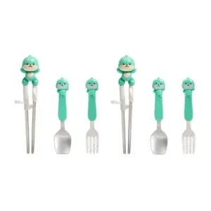 유아 스텐 스푼 포크 젓가락 신학기 준비 공룡