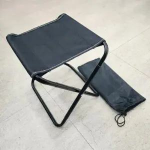 라지 대형 휴대용 폴딩 의자 블랙