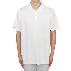 [말본골프](김해점) 골프웨어 에버그린 남성 카라 반팔티셔츠 ME0043 WHT BLK