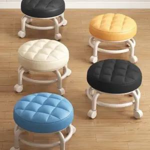 의자 좌식 동글뱅이 달린 이동식 화분운반 바퀴 원형 청소 무빙 낮은