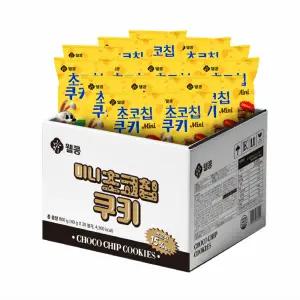 아트박스/과자마켓 웰콩 미니 초코칩쿠키 40gX20개입 1박스