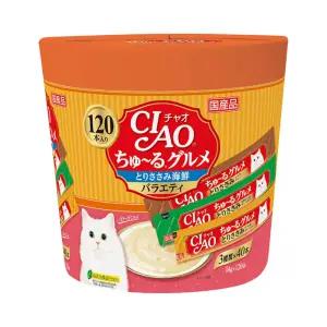 이나바 챠오츄르 구루메 버라이어티 닭가슴살+해산물 1.68kg (SC-213)