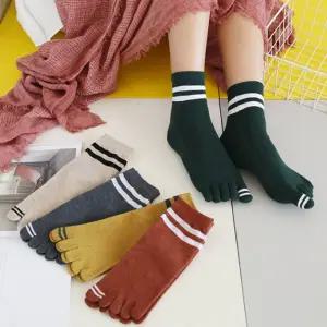 여성 데일리 두줄 발가락양말 1켤레 단목 패션 삭스 IiF9+4qJs
