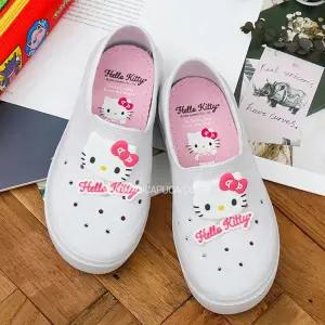 헬로키티 레터링 미끄럼방지 EVA 실내화 여아동 학생 bXp8+7CxL
