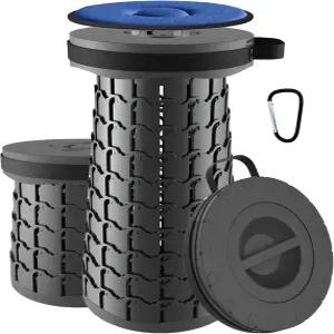 알레붐 쿠션이 있는 19.7인치 접이식 의자 업그레이드 최대 하중 1000파운드 캠핑 낚시 여행용 텔레스코프