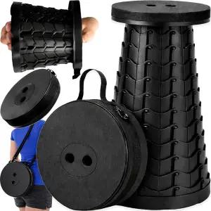 550파운드 용량의 접이식 의자 낚시 캠핑 하이킹 및 야외 여행을 위한 조절 가능한 높이 텔레스코프