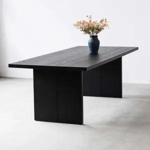 식탁 커피 원목 상품 6인용 거실 카페 블랙 테이블 보드