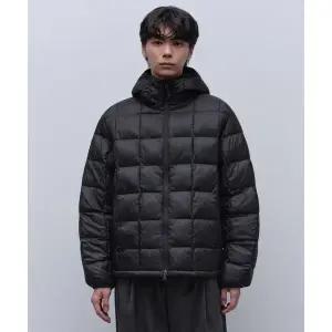 무신사스탠다드 스퀘어 퀼티드 후디드 라이트 패딩 재킷 블랙 1622975