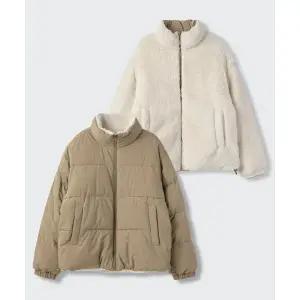 무신사스탠다드 데일리 푸퍼 리버서블 플리스 숏 패딩 재킷 샌드 베이지 크림 1629940