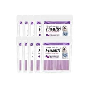 덴탈헬스플러스 블루베리 50p x 10개 / 강아지덴탈껌 치석제거 대용량간식