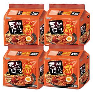 팔도 틈새라면매운김치 120g, 16개