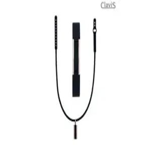 클라비스 에너제틱 헤라 자석 팔찌 목걸이 세트  로즈골드)