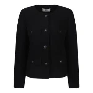 [베스띠벨리]페이크포켓크롭노카라자켓 BJJAX2121_DG