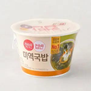 CJ제일제당 햇반 컵반 미역국밥 167g 12개
