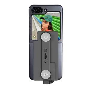 오토바이 배달대행 갤럭시 Z플립 7 6 5 4 3 전사인쇄 강한 하드케이스와 C타입 충전패드 자석거치대 딱판