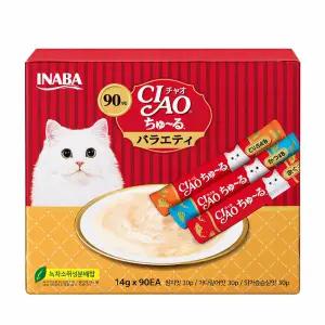 챠오츄르 대용량 90P 코스트코 고양이 츄르 간식 버라이어티팩 반려묘 차오추르 90개