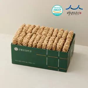 [강릉은정한과] 보리과줄 유과 1kg(500gX2봉) (답례품 전통간식 옛날과자 수제간식 명절 설날 추석선물)